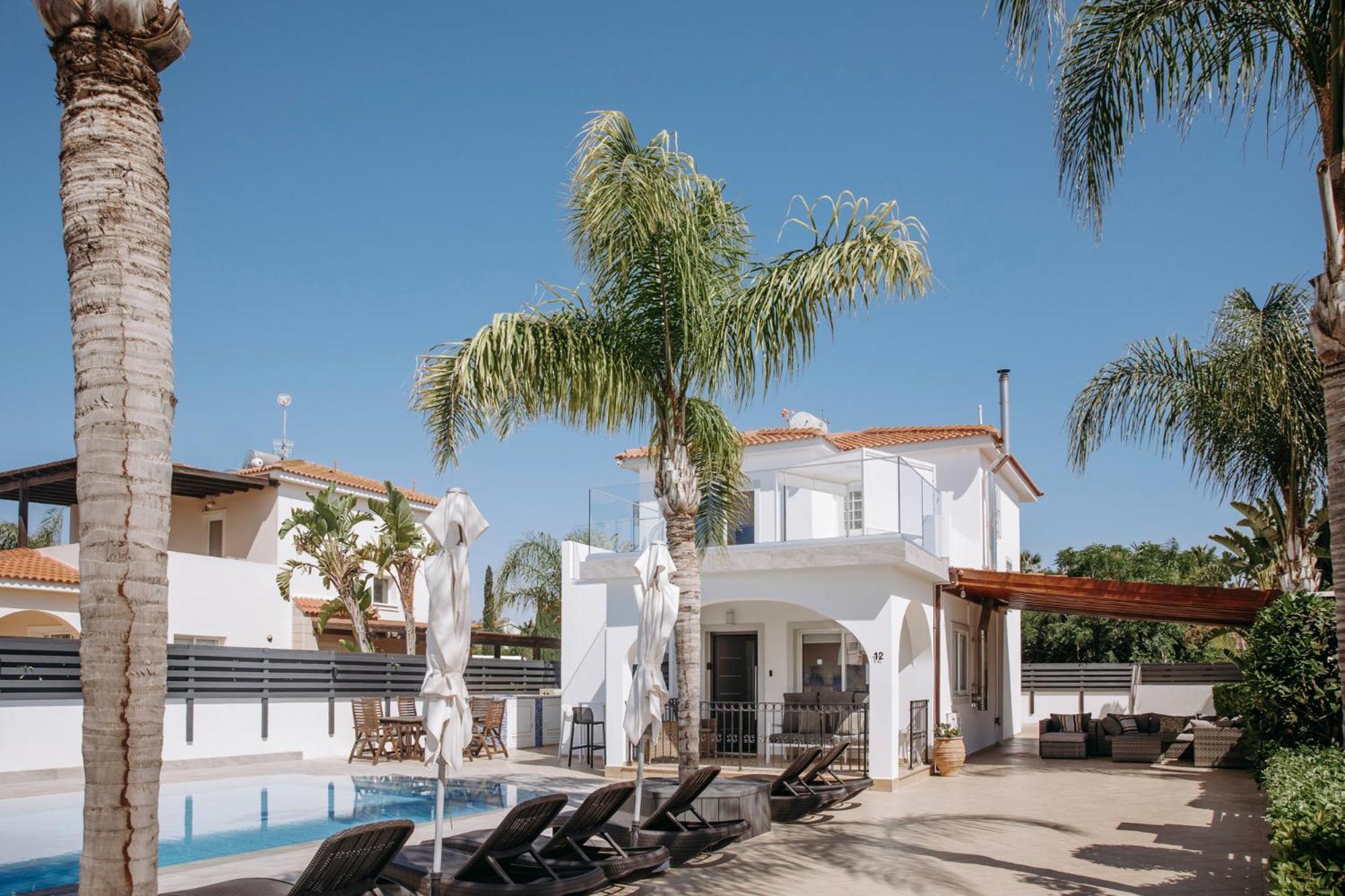 Sunset Villa Private Complex Heated Pool Айя-Напа Экстерьер фото