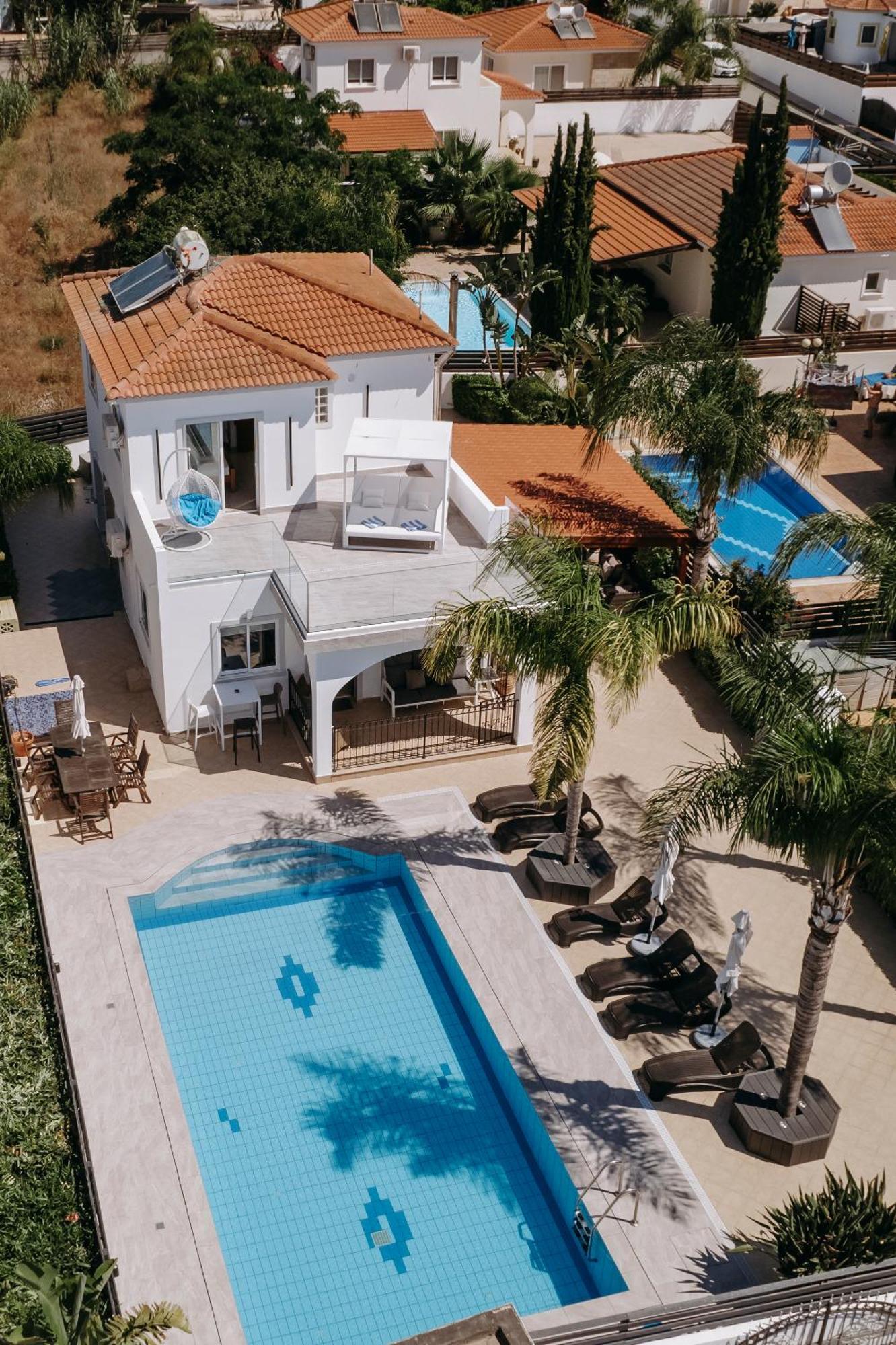 Sunset Villa Private Complex Heated Pool Айя-Напа Экстерьер фото
